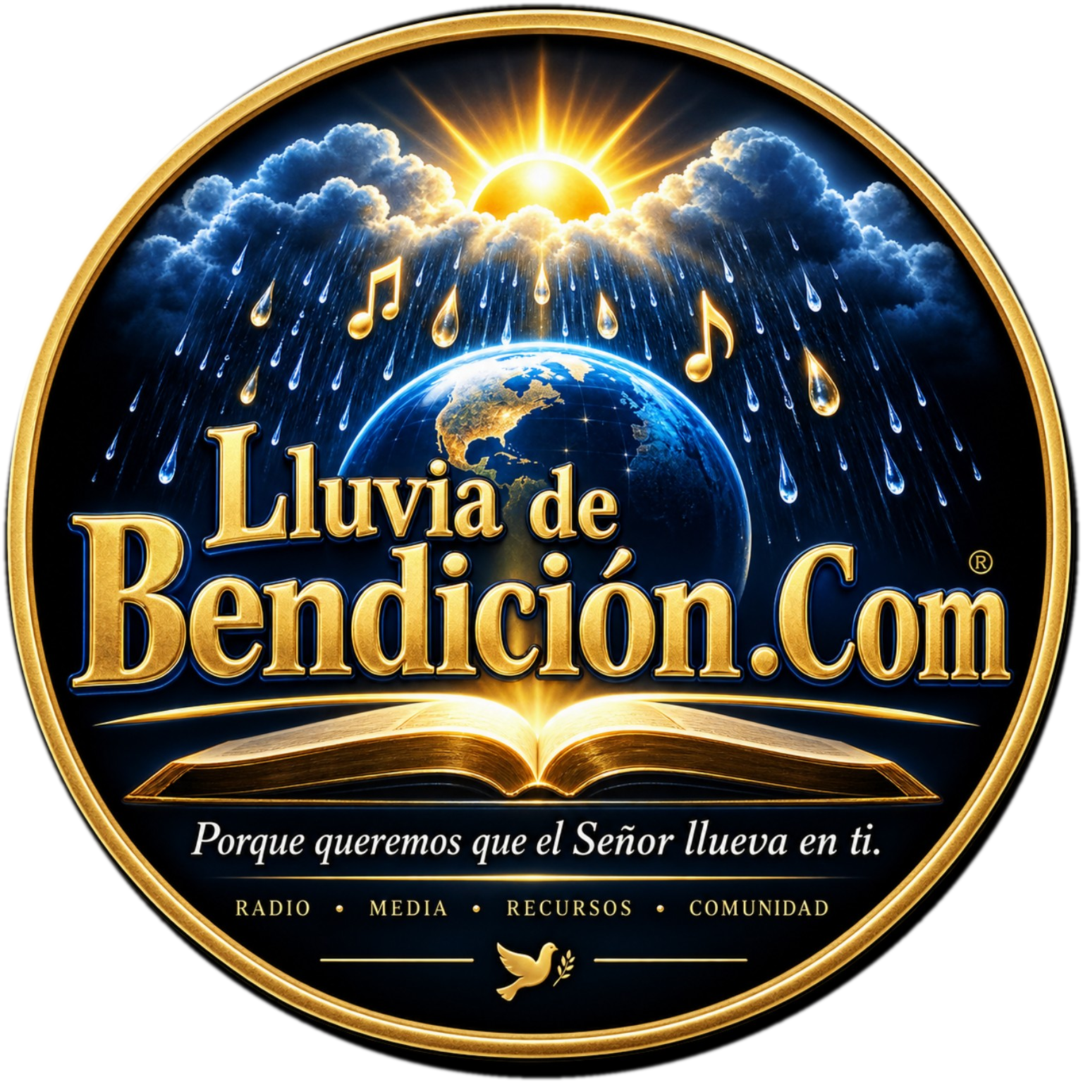 Logo oficial de Lluvia de Bendición .Com